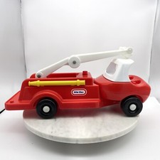 Vintage 1980’S Little Tikes Toddler Fire Truck Swivel Ladder CLEAN Made In USA