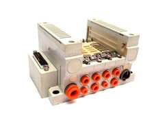 SMC Solenoid 4 Valve Manifold VVQ/ VQC Series EXH