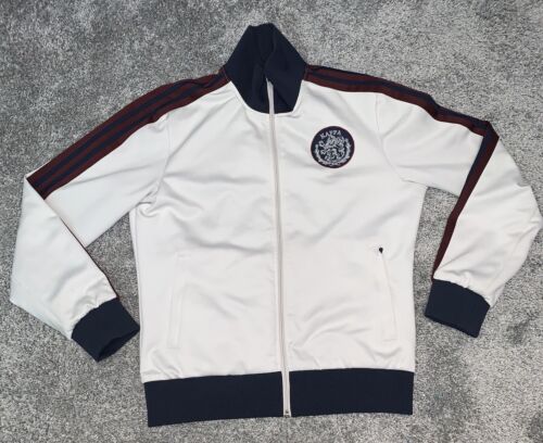 90s VINTAGE KAPPA ITALIA EMBROIDERED JACKET REVERSIBLE BLUE WHITE COAT - Picture 3 of 9