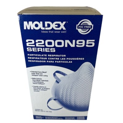 Moldex 2200N95 Size S/M Disposable Mask (Box of 20) -
