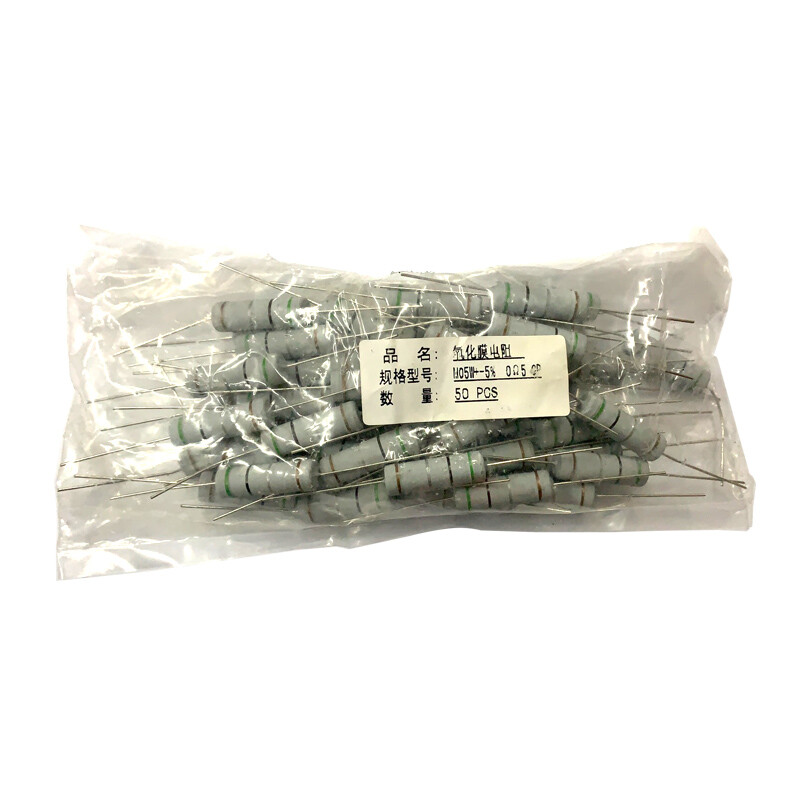 5pcs 9.1R 91R 910R 9.1K 91K 910K ohm Ω 5Watts 5W 5% Metal Oxide Film ...