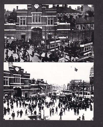 1910-30s Vintage Photographs Streets and Trams London S + E+ SE..PRICED as PAIRS - Picture 26 of 45