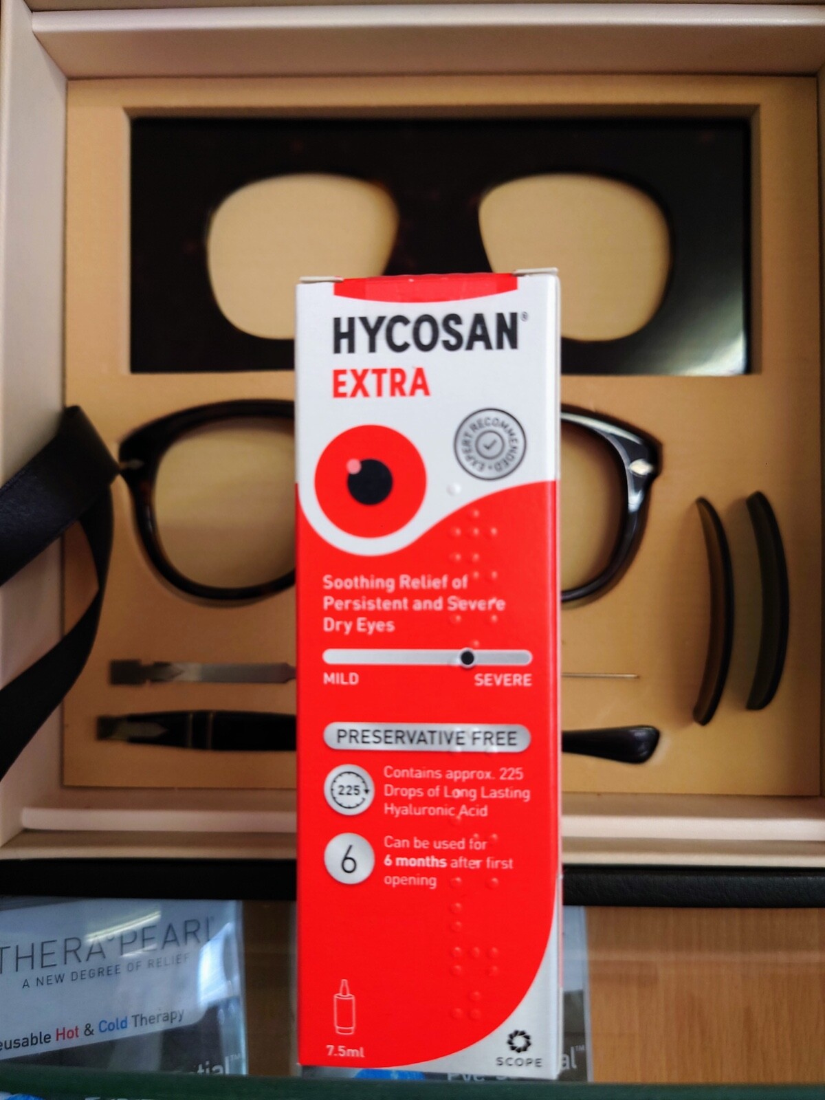 Dry eye relief Hycosan Extra Eye Drops Preservative Free RRP £11.49