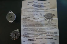 1 Ea Amphenol Early Vintage Clear 8 Pin Octal Audio Vacuum Tube Socket