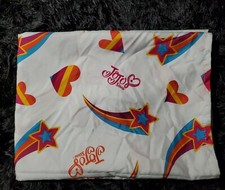 Jojo Siwa Youth Teen Colorful Twin Size Flat Sheet 65"x 95" Stars Rainbow