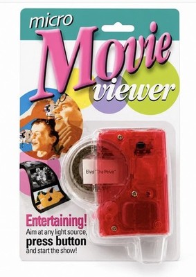 Fascinations Micro Movie Viewer Pink /Elvis   The Pelvis  Battery-Operated  Film