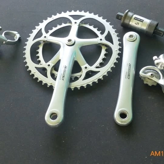 CAMPAGNOLO RECORD CARBON titanium 2x9 groupset, 172,5mm 52/42 13/23 EUR 300,00 - FR