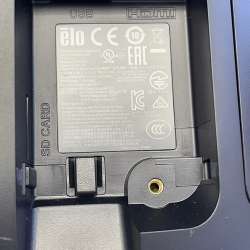 Elo Touch ESY10I1B All In One Computer Touchscreen POS Terminal Sold As Is B1 - Picture 3 of 3