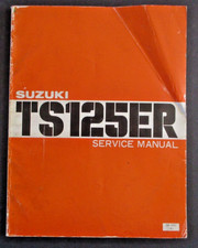 SUZUKI TS125ER '79 GENUINE OFFICIAL FACTORY WORKSHOP MANUAL  PRE-OWNED