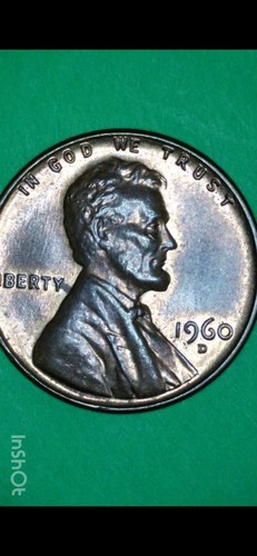 1960 LINCON CENT ERROR DDO - Picture 2 of 7