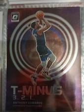 2022-23 Panini Donruss Optic - T-Minus 3, 2, 1 Anthony Edwards #11 Holo Prizm