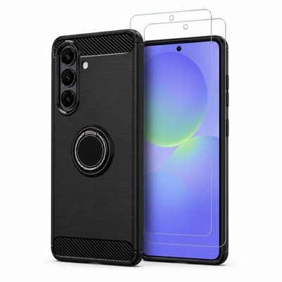 Für Samsung A16 4G/5G stoßfeste robuste RING Handyhülle & Displayschutz