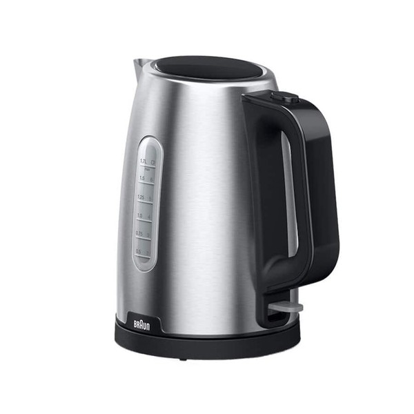 Braun Purshine WK102AI-WK1500BK Wasserkocher 1,7 L 2200 W Schwarz, Edelstahl-image