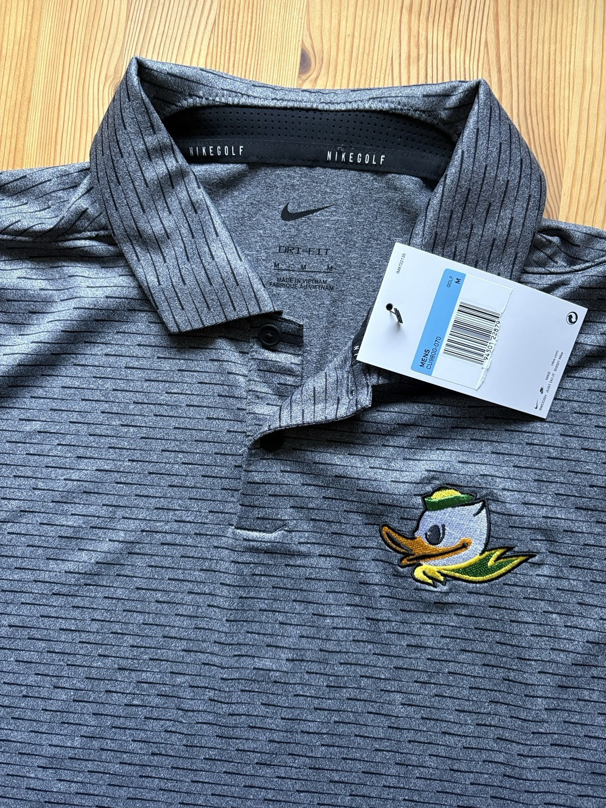 NWT Nike Oregon Ducks Golf Polo Team Issue Dri-Fit Shirt PE Men's Size: Medium thumbnail 2