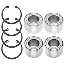 4pcs Front & Rear Wheel Bearings Kit for Polaris Ranger 425 3515087 3515088