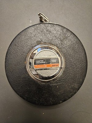 MASTER MECHANIC/LUFKIN PROFESSIONAL 100FT YELLOW CLAD STEEL TAPE MEASURE USA