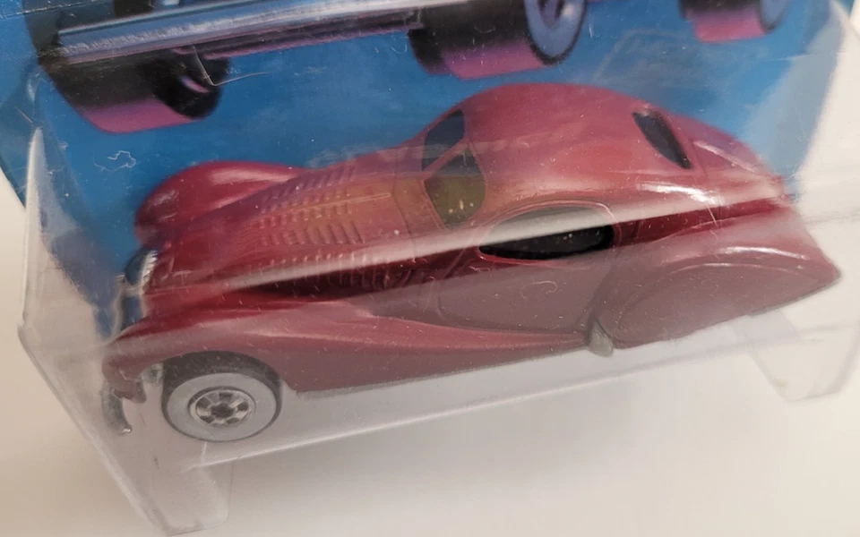Hot Wheels 1988 Classics # 27 Talbot Lago Burgundy Unpunched card # 4741 - Image 3 of 3