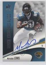 2006 SP Authentic Rookie Exclusives Autos 84/100 Marcedes Lewis #REA-ML Auto 0v1