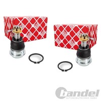 2X febi bilstein Traggelenke Unten Vorne Beidseitig Passend FÜR Toyota Yaris