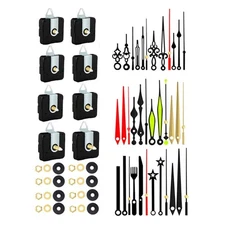 Multipurpose Clock Repair Kits with Quiet Quartzs Movement and Assorted Hands