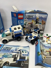 LEGO City Police LOT High Speed Police Chase 60042 K9 Van 7285 ATM Robbers 7279