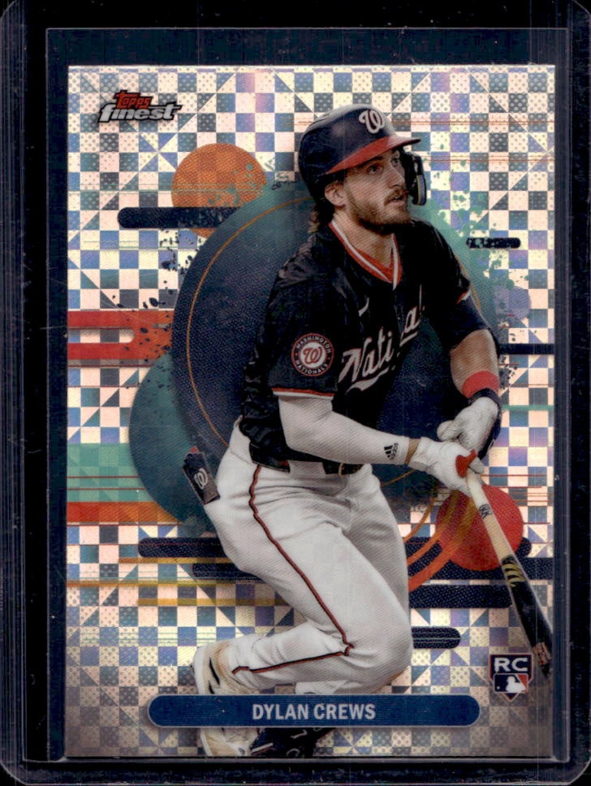 2025 Finest Dylan Crews Uncommon RC X-Fractor #125 Nationals