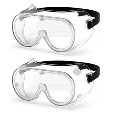 Safety Goggles Glasses Eye Protection PPE Anti Scratch / Fog Construction