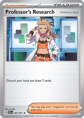 Holofoil - Professor's Research - 087/091 - 087/091 - SV: Paldean Fates - NM