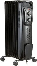 Portable Oil Radiator Heater Indoor 3 Heat Settings 1500W