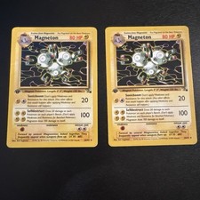 Pokémon TCG Magneton 26/62 Non-Holo Rare Card Fossil 1st Edition on eBay