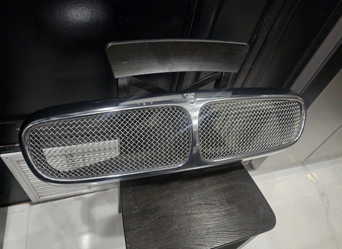 OEM 05 06 07 Jaguar XJR XJ8 XJ12 Vanden Plas Front Chrome Mesh Grill Grille  