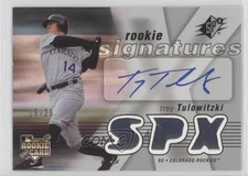 2007 SPx Signatures Spectrum 19/25 Troy Tulowitzki #103 Rookie Auto RC i5f