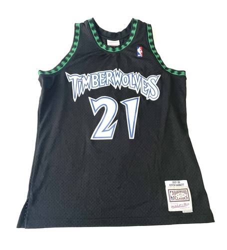 Kevin Garnett Minnesota Timberwolves Mitchell & Ness Jersey L 97-98 Authentic