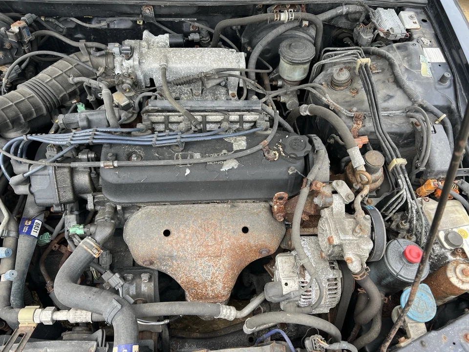 Honda Accord LX 1994-1995 2,2 VIN 5 motor/transmisión automática 98.000 millas *envío gratuito* OEM Foto 3 de 4