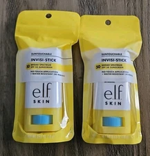 Set Of 2 e.l.f. Suntouchable Invisi-Stick SPF 50 New & Sealed