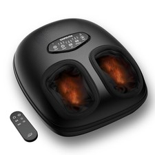 Snailax Shiatsu Foot Massager w/Heat, Deep Kneading, Compression, Vibration, NEW