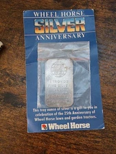  1 oz 999 Silver MC Englehard Bar Wheel Horse Give away Secondary Market Rare pc