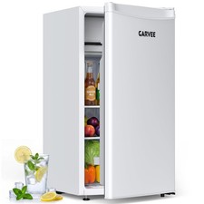 90L Under Counter Fridge Freezer Freestanding with 5-Level (0–18°c) home white