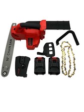 ONEVAN Akku Kettens&auml;ge mit 2 Akkus 4.0Ah, 40cm 16" Motors&auml;ge Kettens&auml;ge