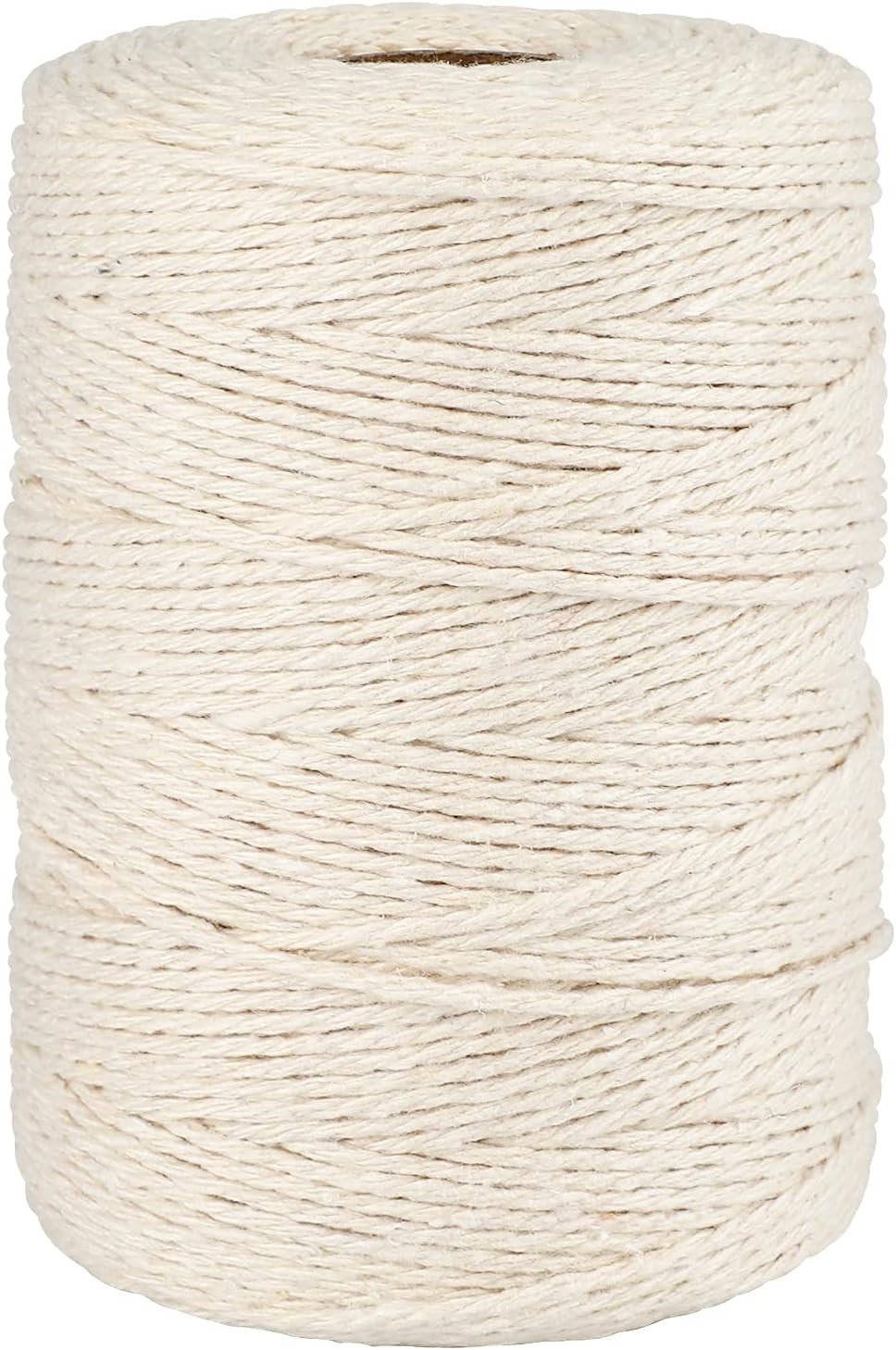 jijAcraft 2MM Butchers String: 200M 656ft Strong Beige Cotton for Kitchen Rotis