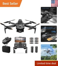 V168 4K UHD Drone with GPS Return, 90° Adjustable Camera, 5G HD Transmission,...