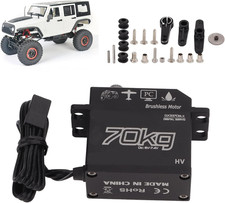 70KG Digital Servo, High Accuracy Full Steering RC Servo, Full Aluminum Case and