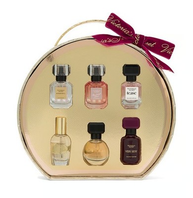 6 Pcs Set Victoria's Secret Discovery Perfume Gift Set Bundle - Limited Edition