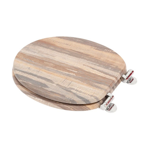 18" UNIVERSAL BATHROOM MDF WC TOILET SEAT NOVELTY EASY FIT +FITTINGS WOODEN W/C - Picture 190 of 456