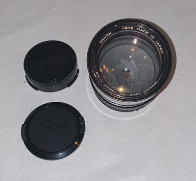 Canon FD NFD 135mm f2.8 MF Telephoto Lens with Caps *Read Description*