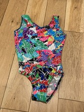 Mondor Colorful Heart Dance Leotard Girl's Large