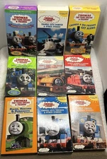 Thomas The Tank Engine VHS Tapes Lot/9 Titles/READ George Carlin/Ringo Starr EUC