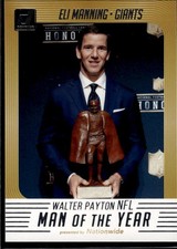 2018 Donruss Walter Payton NFL Man of the Year #WP-3 Eli Manning New York Giants