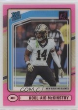 2024 Panini Clearly Donruss Rated Rookie Pink Kool-Aid McKinstry #83 4jh