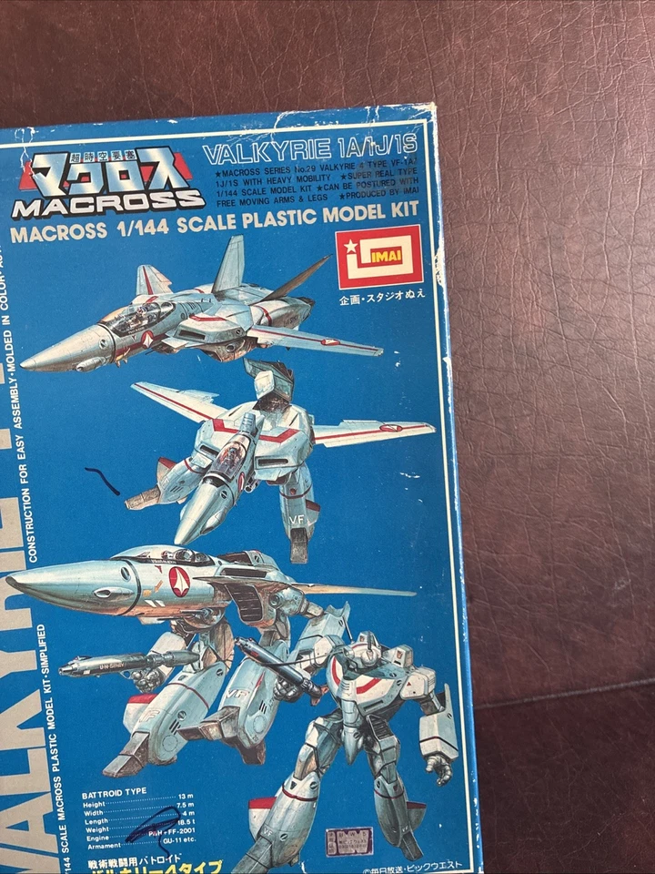 Macross VF-1J Valkyrie 4 Tipo 1/144 Revestimento Especial Versão IMAI Novo - Imagem 3 de 4